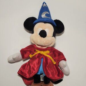 Disney 13" Plush Fantasia Mickey Mouse Wizard